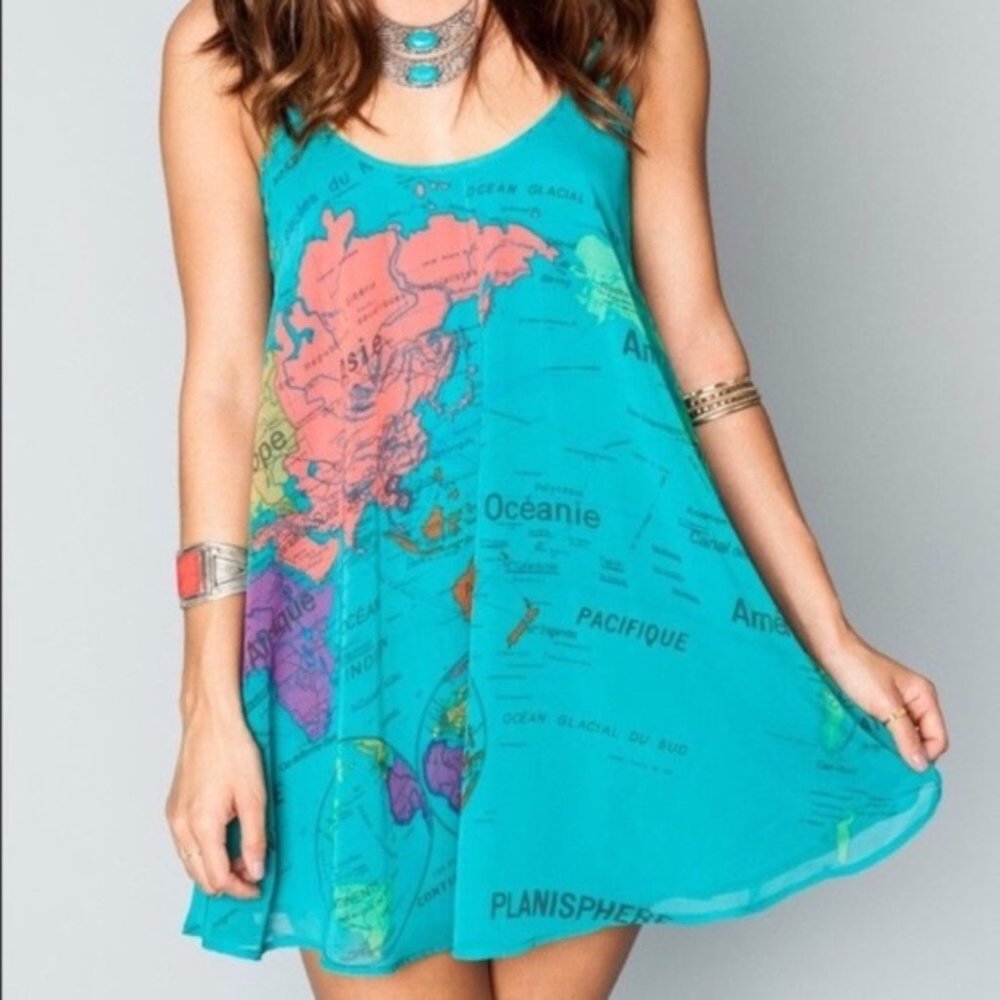 Show Me Your MuMu A Whole Mu World Mini Dress Size Small